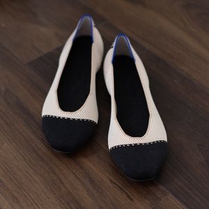 Rothy’s Tuxedo Square Flat